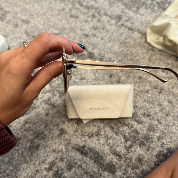 Michael Kors rose gold sunglasses